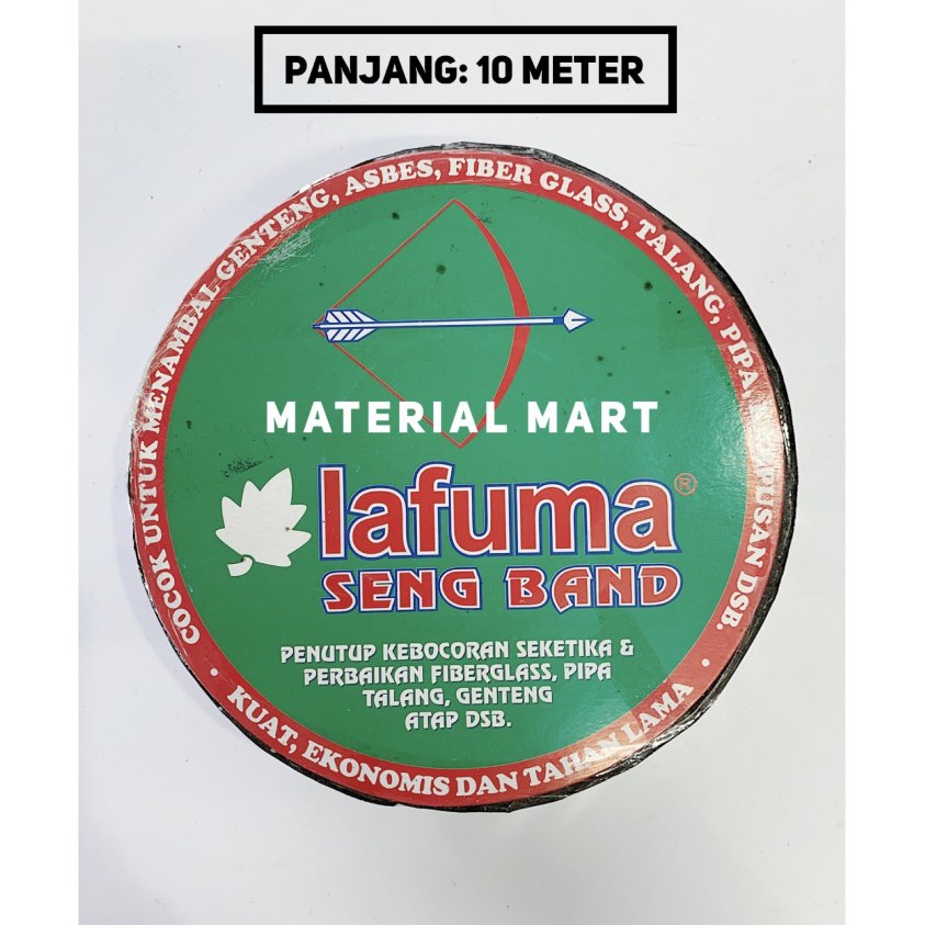 Seng Band Besar Anti Bocor | Lem Talang | Isolasi Atap Genteng | Lakban | Material Mart