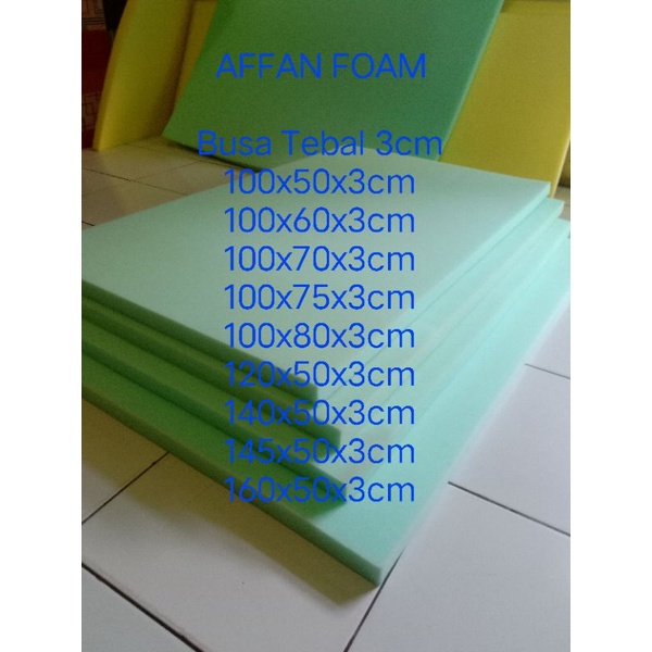 Busa lembaran dgn ketebalan 3cm