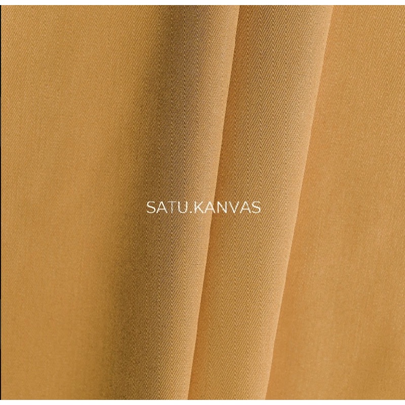 Kain AMERICAN DRILL SAVERO / bahan kain seragam-Kunyit