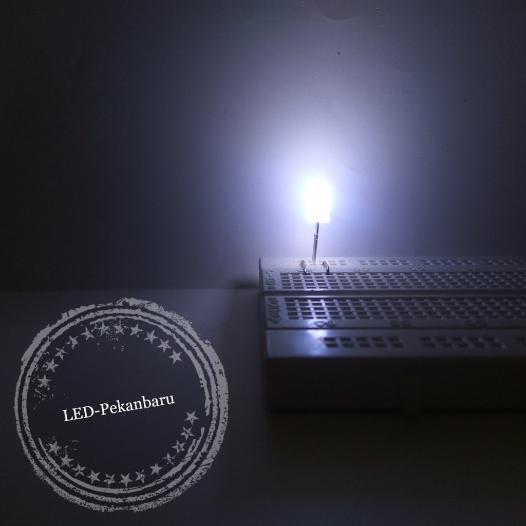 LED 5MM DIFFUSED WHITE / WARNA PUTIH F5