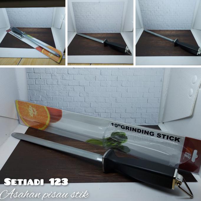 Asahan Pisau Stik 10 Inch Stainless Gagang Hitam Pedang,pisau & golok