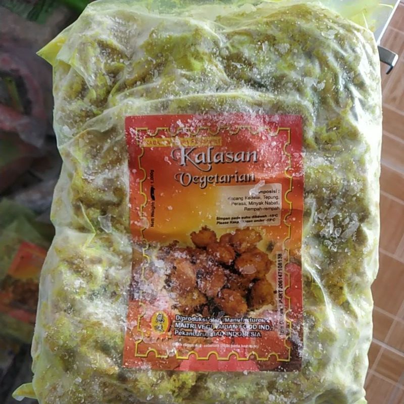 kalasan vegetarian 1kg / frozen food vegetarian / maitri vegetarian food ind. pekanbaru