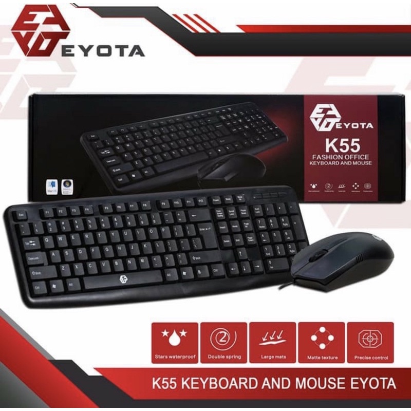 Paket Keyboard dan mouse Eyota