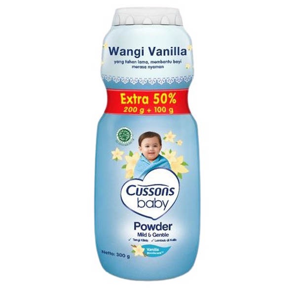 [200+100GR] Cussons Baby Powder 200 Gram | Bedak Bayi