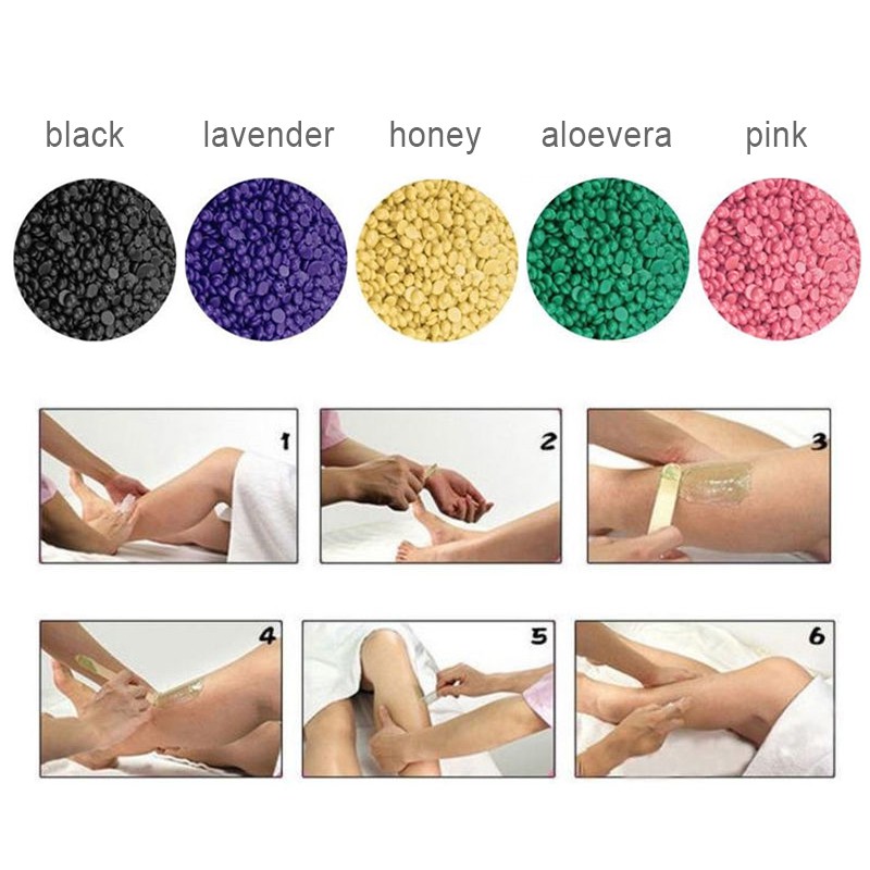 100g Body Hair Removal Brazilian Hard Wax Bead Waxing Pellet No