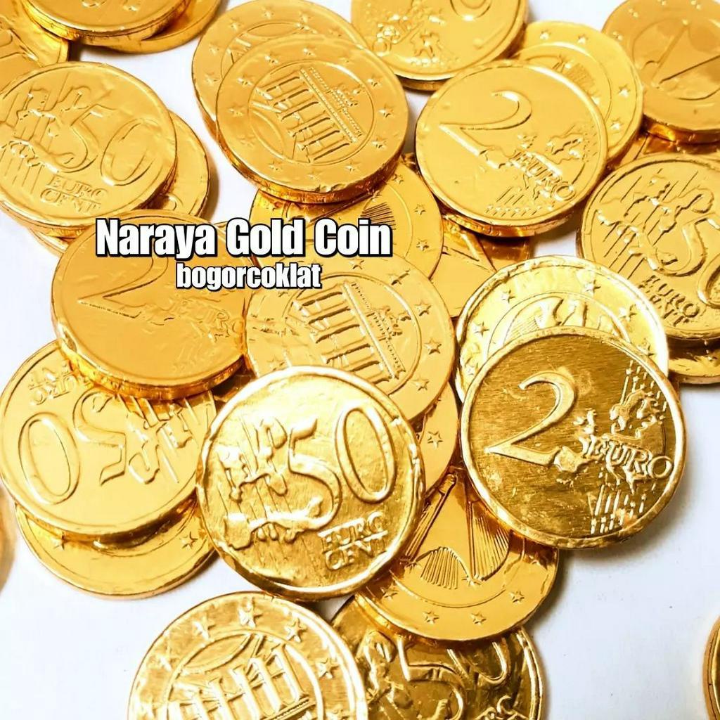 

Coklat Import Coin Emas 500gr