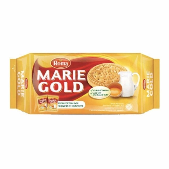 Biskuit Roma Marie Gold 120gr / Satuan