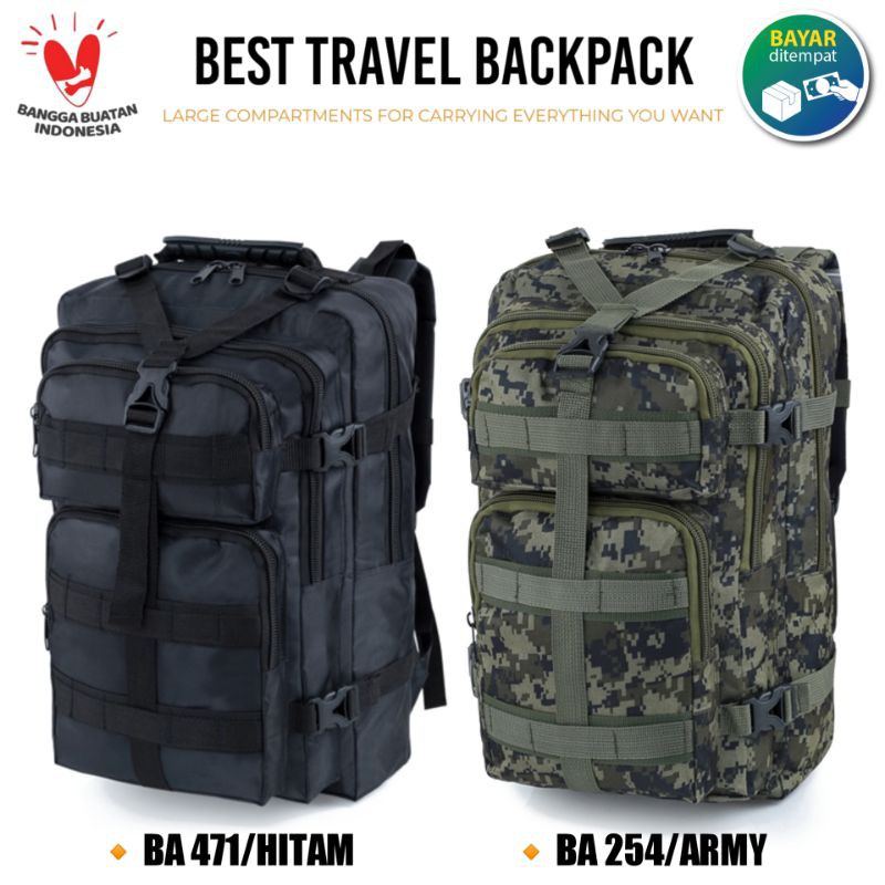 Tas Ransel Semi Carrier Pria Travel Backpack Sacma BA Original Tas gunung Murah Model Terbaru