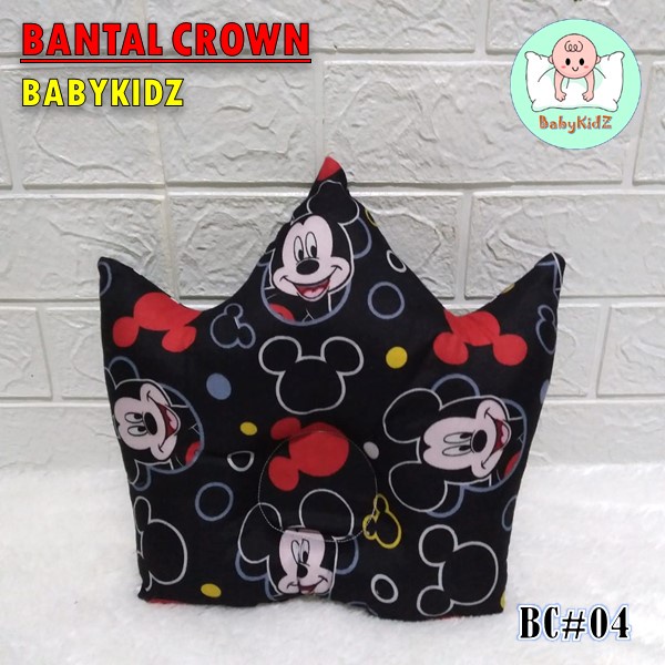 Bantal Bayi Anti Peyang Mahkota Crown Motif Karakter