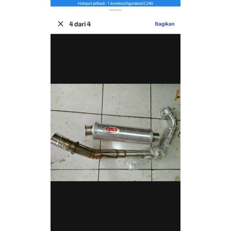 knalpot DBS Almunium Corak Mdl KWS Fulset stainles cacing R15 vixion jupiter MX Byson Satria FU gsx