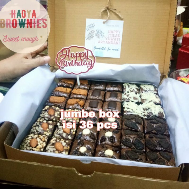 

paket ULTAH Choco Mix Topping Brownies Sekat Panggang isi 36 cs coklat premium ramah anak halal