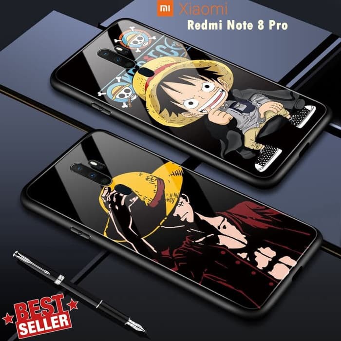 Case Xiaomi Redmi Note 8 Pro One Piece Luffy Gambar Fuze Hard Gloosy - LUFFY