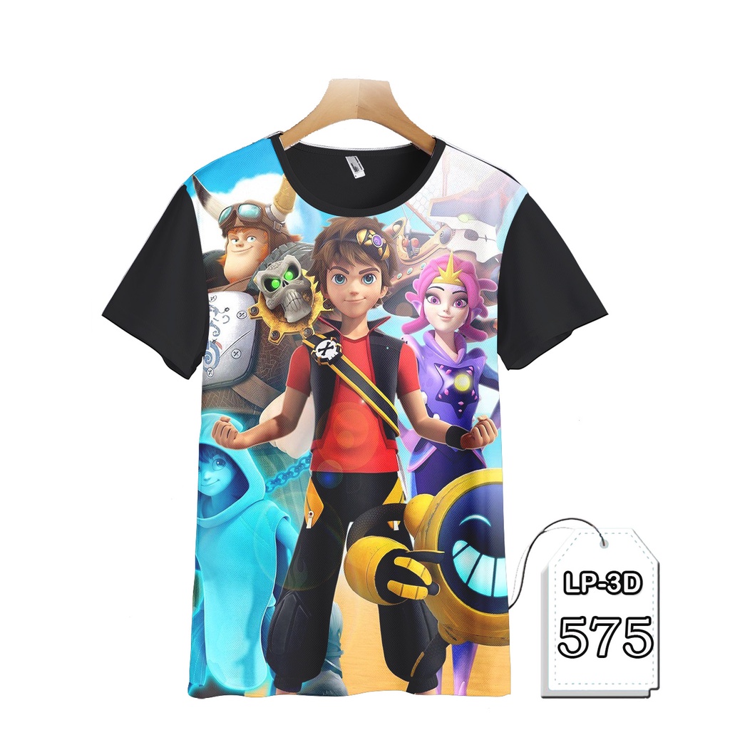 KAOS Zak Storm KAOS Cartoon Animasi Anak #LP3D-575