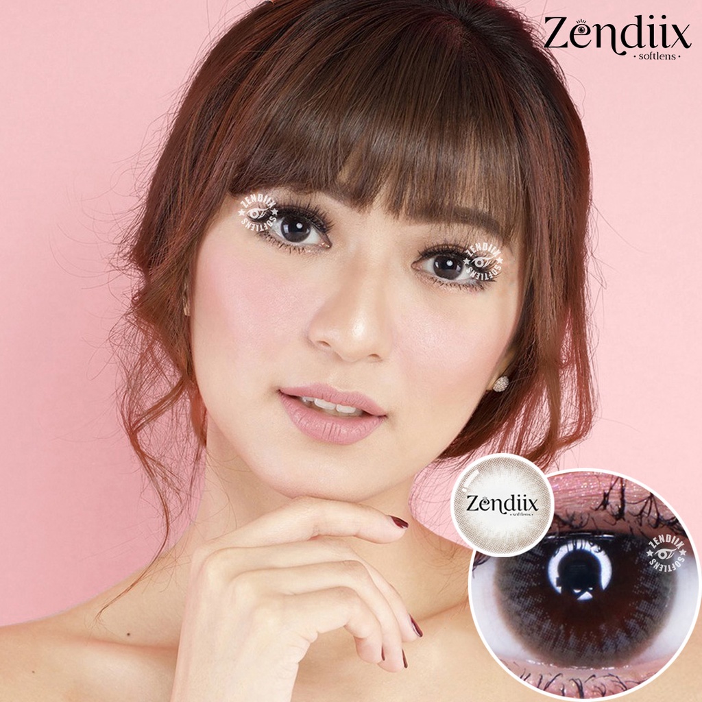 Softlens MINI SOMEDAY warna GREY 14.2mm Normal Beda Minus