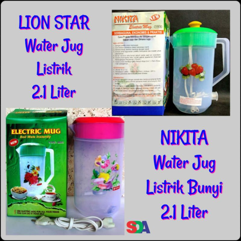 Nikita/Lion Star Teko Listrik Mug Listrik