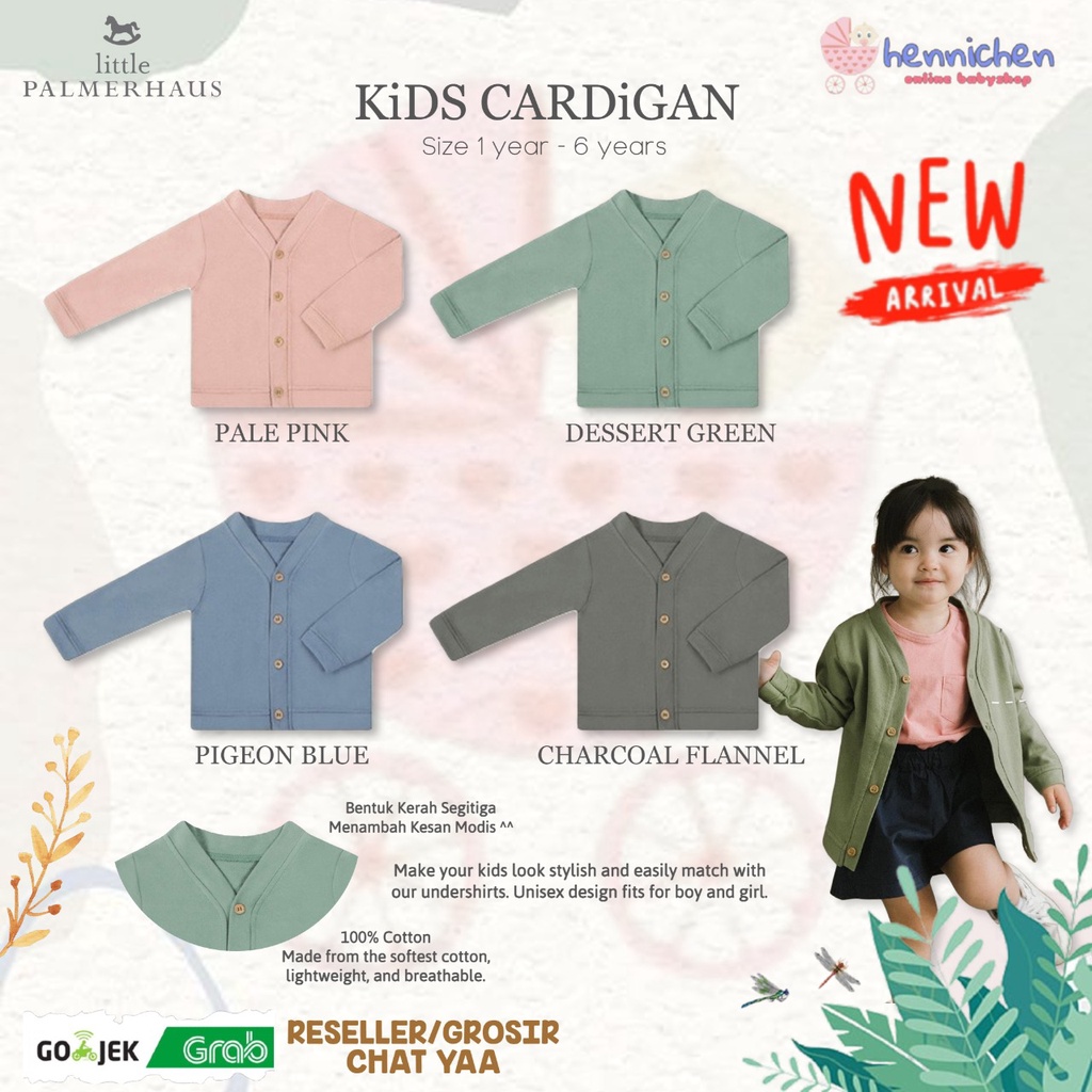 PROMO 7.7 PROMO BAJU LEBARAN LITTLE PALMERHAUS KIDS CARDIGAN CARDIGAN ANAK FASHION ANAK 1-6 TAHUN SWEATER ANAK JAKET ANAK