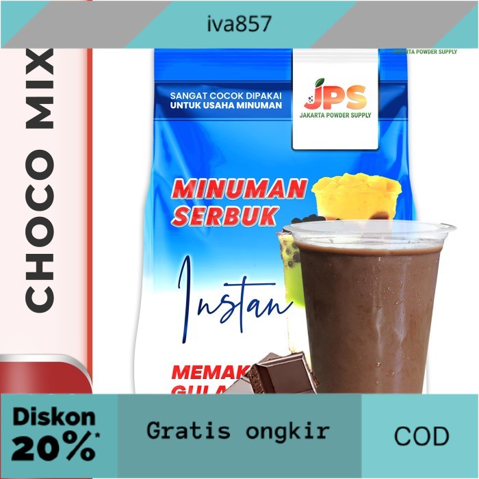 

PROMO Bubuk Minuman Coklat/Choco Mix Powder Instan JPS Gula GRATIS ONGKIR