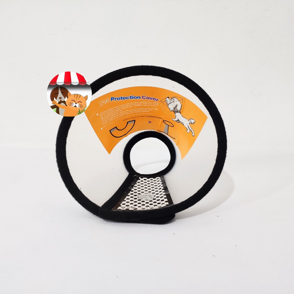 Elizabeth Collar No 6 Polos / Pet Protection Cover/ Corong Anjing Kucing