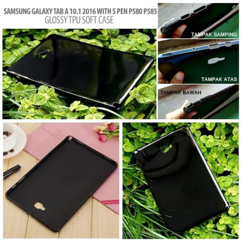 Jelly Case for Samsung Galaxy Tab A 10.1 2016 with S-Pen P580 P585 softcase Silicon Tab Samsung Tabl