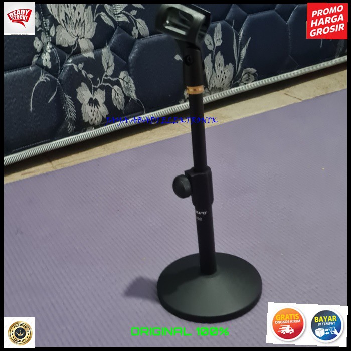 G568 STAND MIC 40 CM FULL BESI KAKI BULAT HOLDER MIK MIKROPON MICROPHONE TEMPAT GANTUNG TIANG PEGANGAN BRACKET BREKET MIK TABLE MIKROPHONE KARAOKE TEMPAT GANTUNGAN MIKROPHHONE STUDIO SOUND PRO PROFESIONAL BISA SEGALA JENIS MIKROPHONE DAN FULL BESI