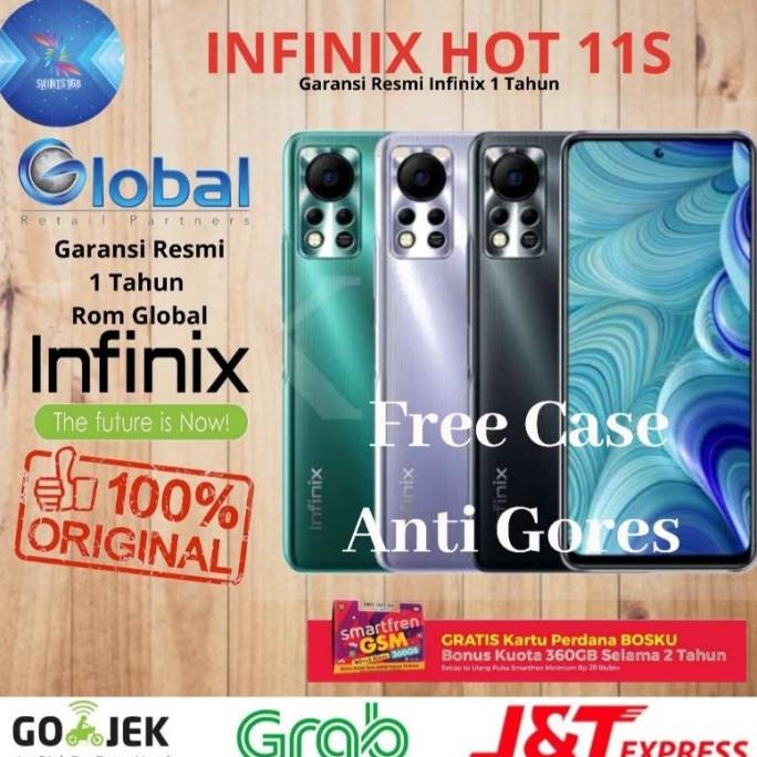 Infinix Hot 11S &amp; Hot 11 Play 6Gb Rom 128Gb 4/64 &amp; 6/128 Garansi Resmi