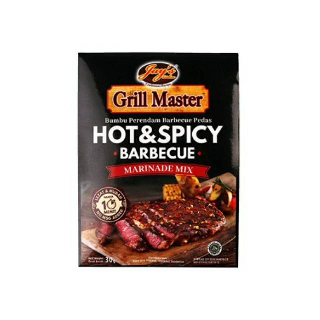 

JAY'S KITCHEN HOT & SPICY BARBECUE 30GR