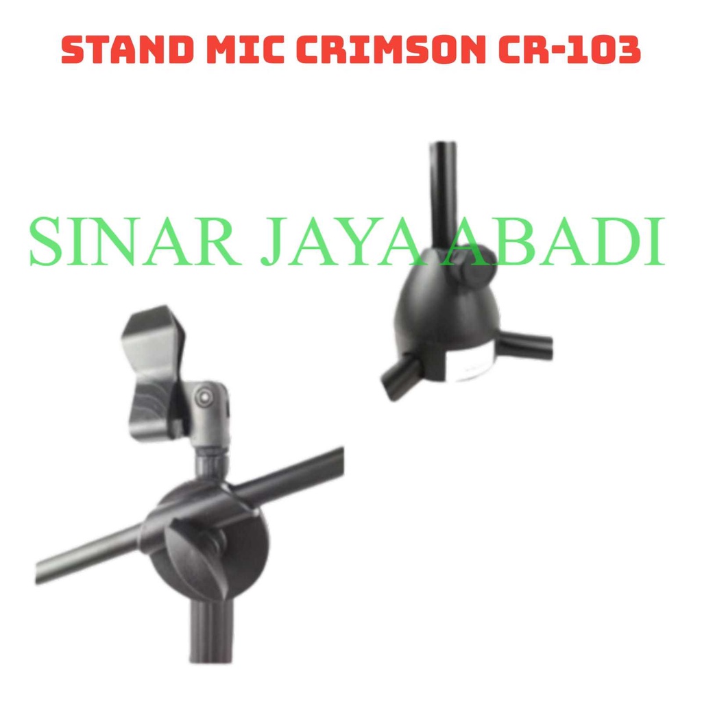 Stand Mic Lantai Crimson CR-103 tinggi 135-150 CM