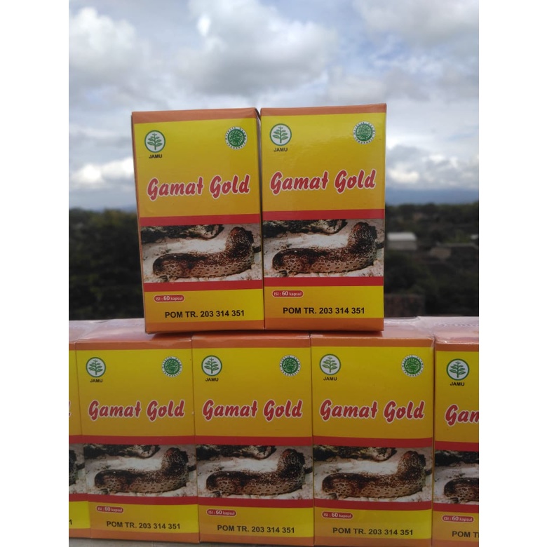 GAMAD GOLD Gamat Emas kapsul Asli 100% Original Ekstrak Teripang Emas Pilihan Halal dan BPOM Original.