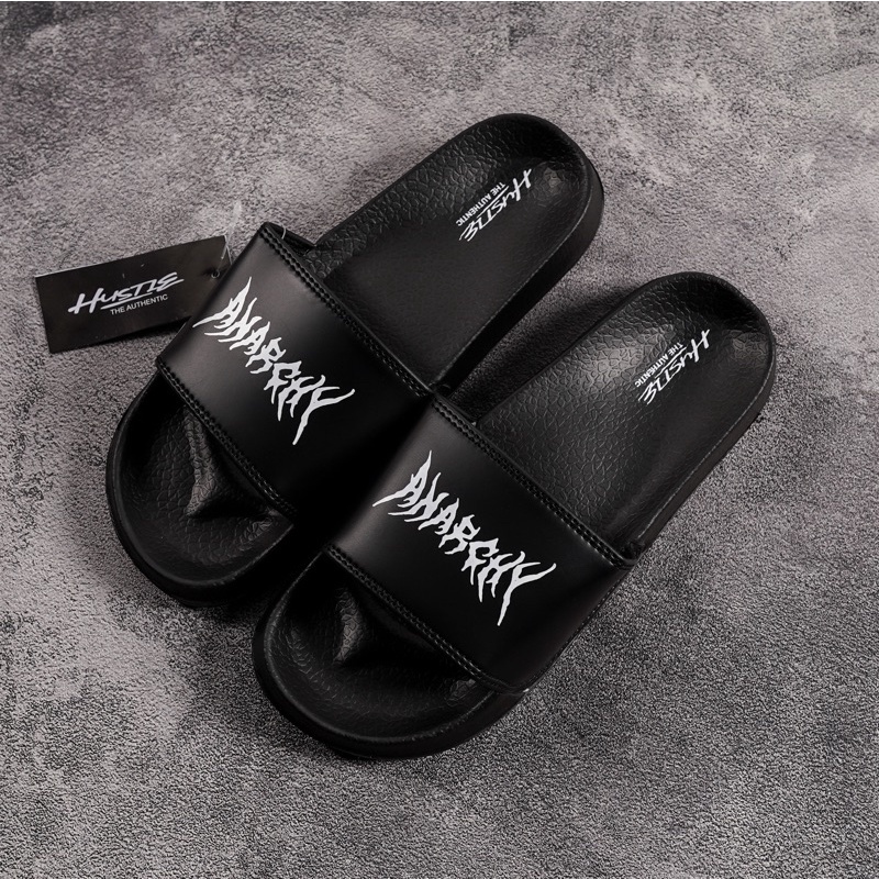 sandal slop basic polos / slipper slop pria-Motif 10