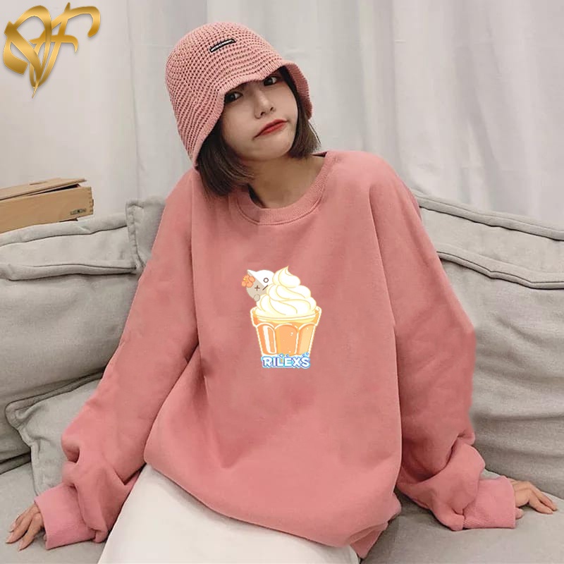 Sweater Van Rilex Aesthetic BTS BT21 Pria &amp; Wanita | Sweater Korea Style Fleece Cotton | Dhea Fashion