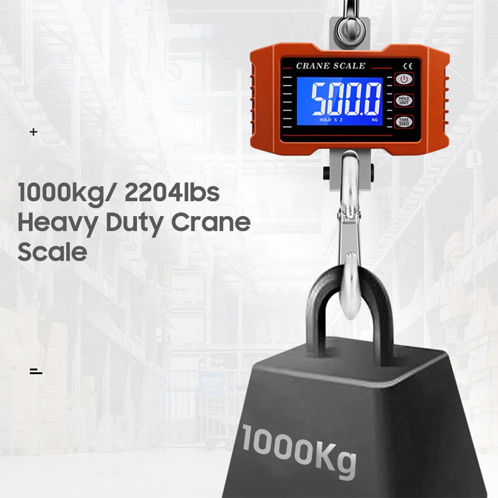 Timbangan 1Ton Digital Gantung Crane Scale 1000kg 1 Ton