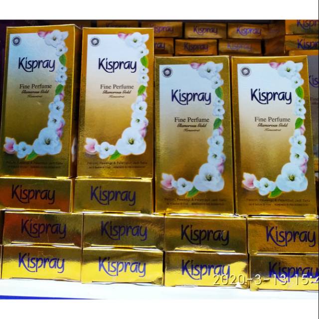 KISPRAY GLAMOROUS GOLD  box 4*11ml