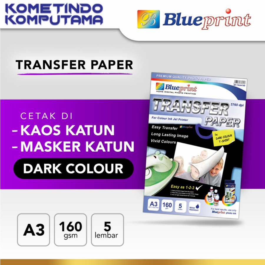 BP-TKA3160 Transfer Paper Dark A3 BLUEPRINT