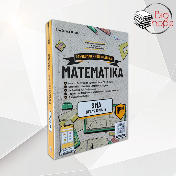 Buku : Rangkuman + Rumus Lengkap Matematika Sma Kelas 10 11 12