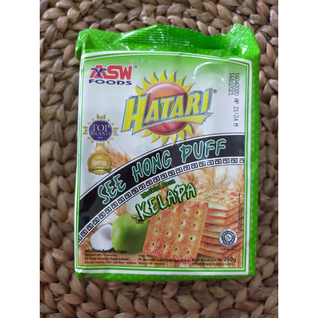 

HATARI SEE HONG PUFF KELAPA 245gr