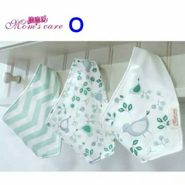 Bibs / Slabber / Alas Dada Makan Bayi MP-ASI Moms Care