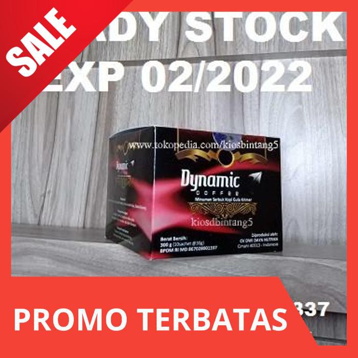 

COFFEE DYNAMIC KOPI GINSENG isi 10 sachet Original AR057