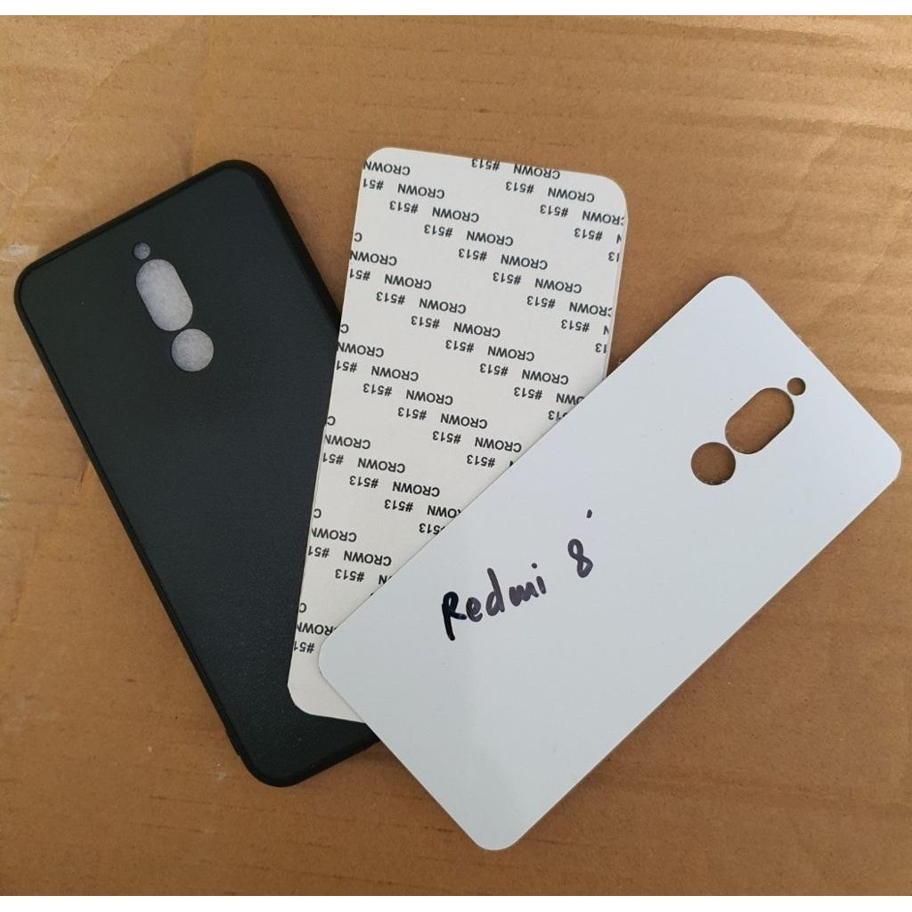 Case Redmi 8 Fuze Soft Plat Blank Case Sublimasi Polos