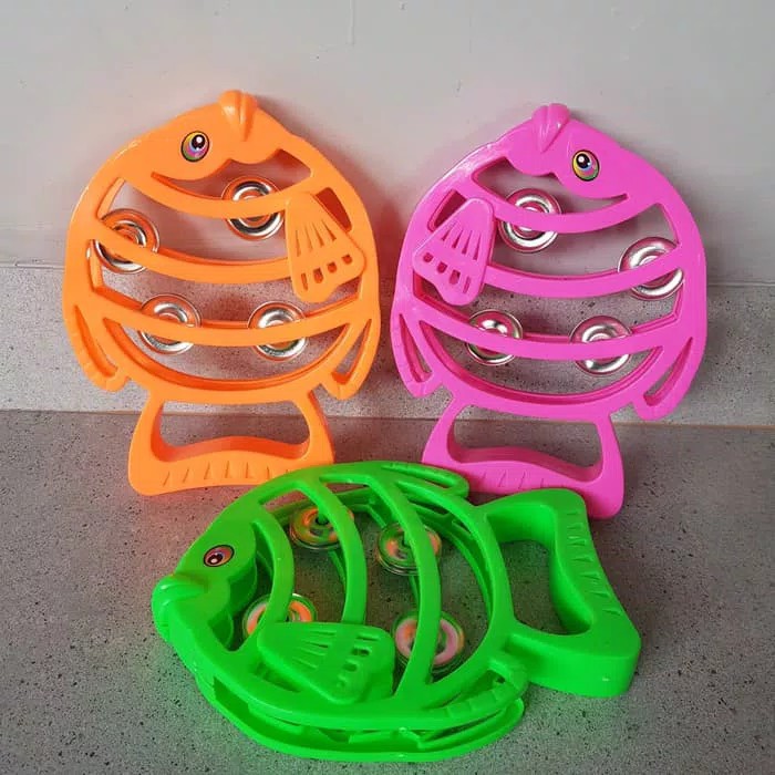 Tamborin Kecrekan Mainan Anak - Mainan Kecrek Tamborin