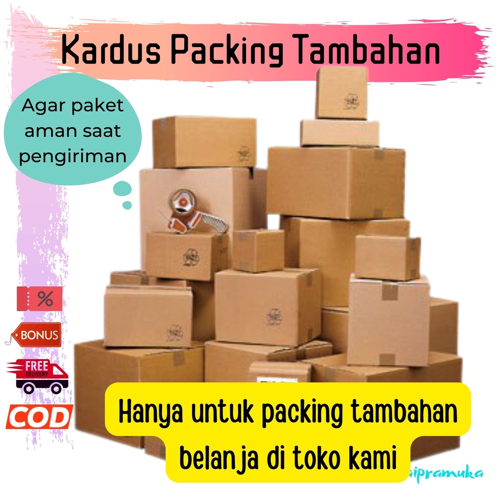 

Kardus Packing Custom Box Packaging Paket Custom / Packingan Tambahan Paking Agar Aman Pengiriman