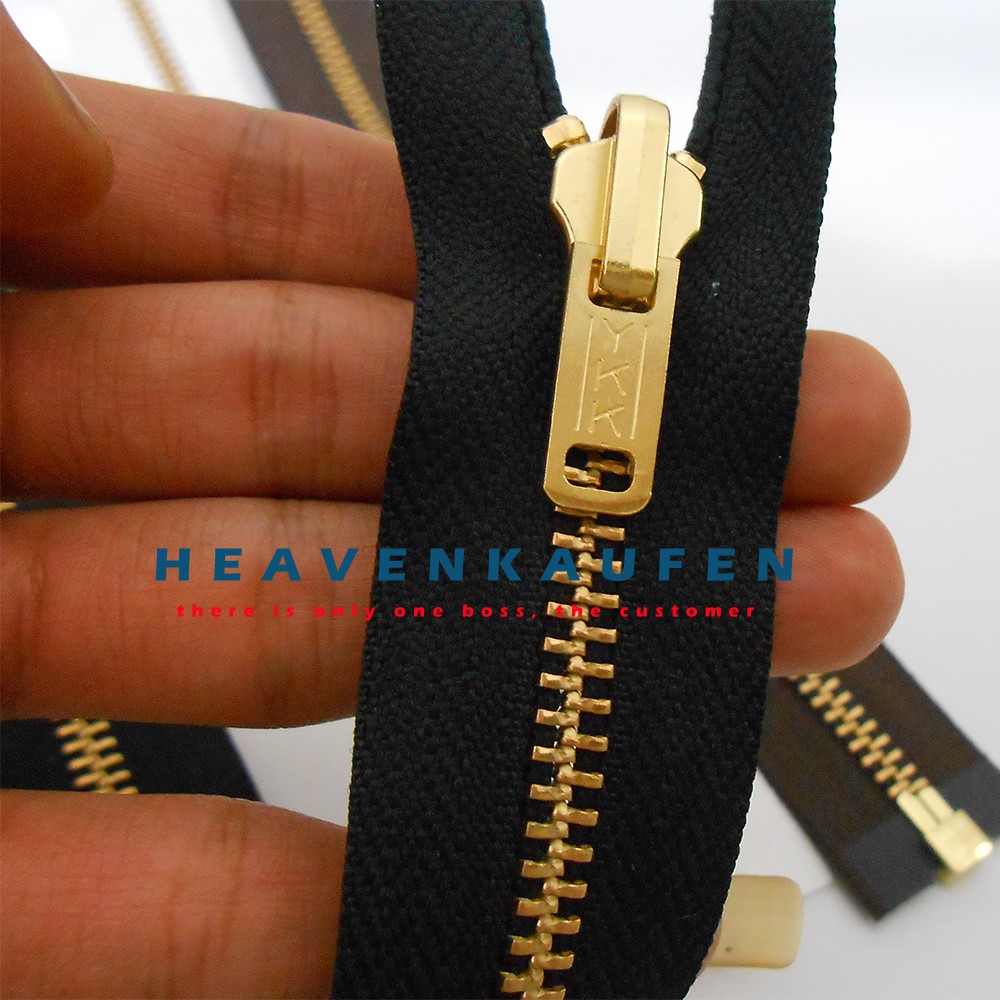 Resleting (Zipper) YKK 25 cm Gigi Besi Bolak-Balik