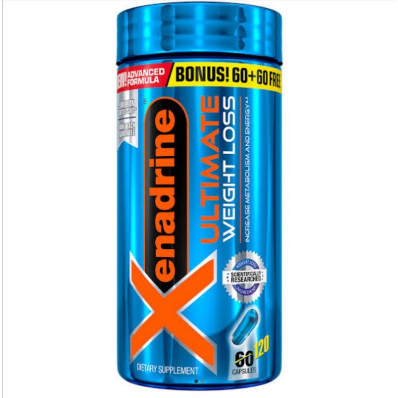 Xenadrine Ultimate - 120 caps fatburner pembakar lemak hydroxycut