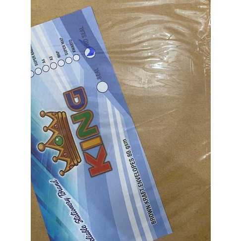 

❊ Amplop cokelat F4 King ✵