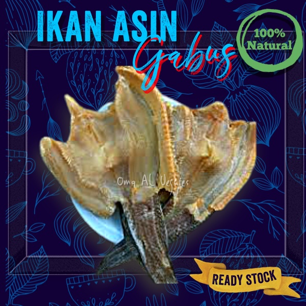 

IKAN ASIN GABUS PER 200 Gr