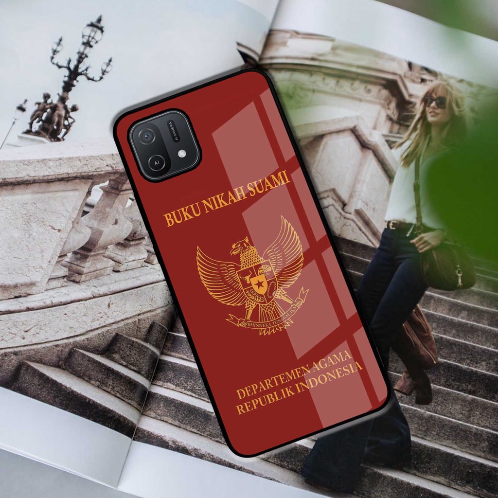 Case Glossy Oppo A16E | A16K Casing Kilau Hp Oppo | Pelindung Hp | Motif Buku Nikah