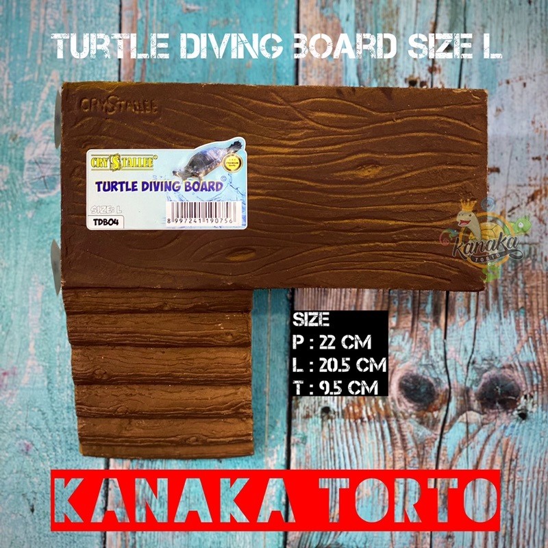 Turtle Diving Board Size L Tempat Jemur Kura Air Basking Kura Air Tempat Bermain Kura Air RES Brazil