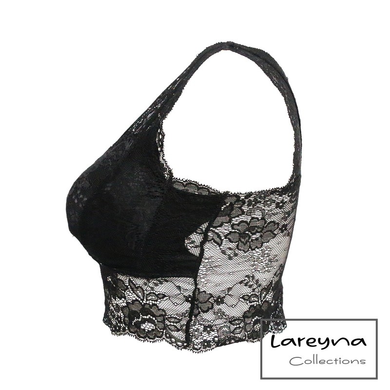 Tanktop Sexy Bra Lace Renda Model Brukat