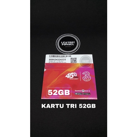 Kartu Perdana Tri Happy 52GB