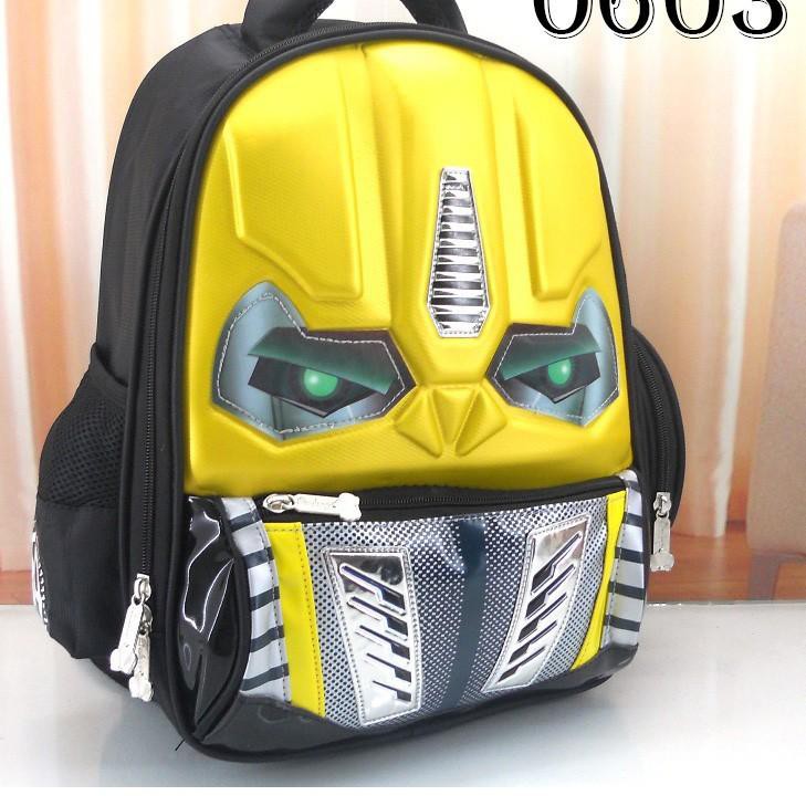 ♤ Tas Ransel Anak Laki Laki Transformers LED Import Besar ♜