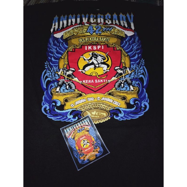 ⚫ LIMITED EDISION. KAOS ANNIVERSARY 42TH IKS.PI KERA SAKTI